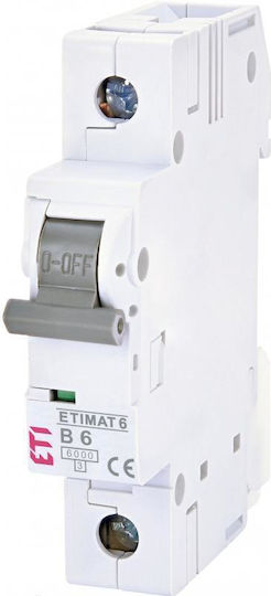 ETI Automatic Circuit Breaker 20A Single-pole AC/DC 2111517