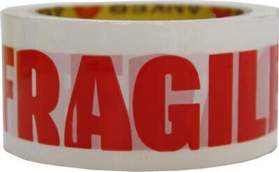 Roller Pack Fragile Silent Packaging Film 48mm x 60m Transparent OPP