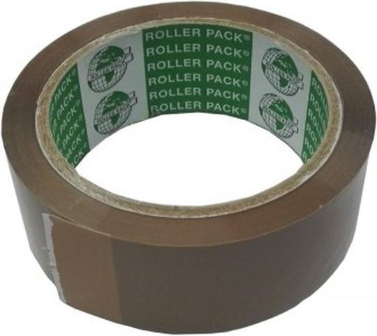 Roller Pack Ταινία Συσκευασίας Αθόρυβη σε Καφέ Χρώμα