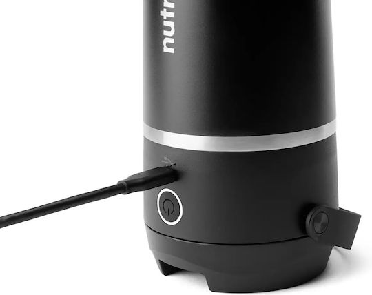NutriBullet Flip Blender With Stainless Steel Jug 590 ml 11.1V Black