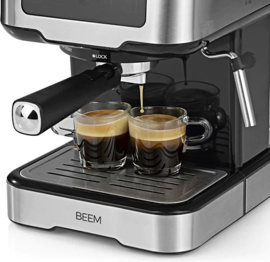 Beem Mașină de Espresso 1100W Presiune 15bar Argintie