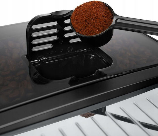 De'Longhi Dinamica Plus Αυτόματη Μηχανή Espresso 1450W Πίεσης 15bar με Μύλο Άλεσης Μαύρη ECAM382.70.B
