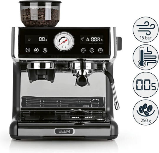 Beem Automat de Espresso 3000W Presiune 15bar Neagră