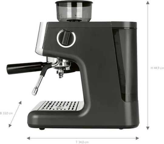 Beem Automat de Espresso 3000W Presiune 15bar Neagră