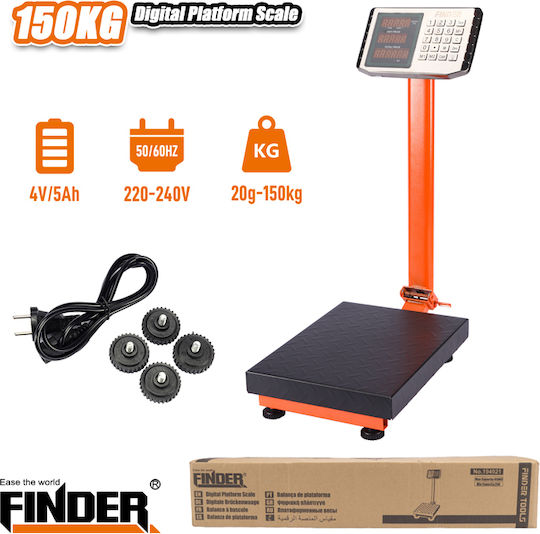 Finder Електронен Пръчка с капацитет на претегляне 150кг и деление 20гр