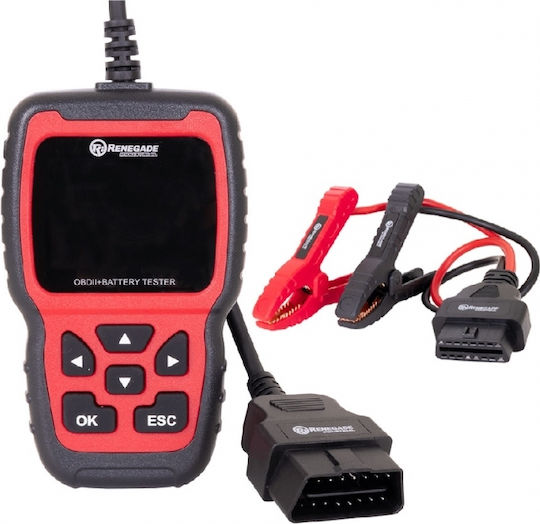 Autophix Bt300pro Auto Tester Clamps Code Reading Battery Tester 12v 100-2000 Cca Red
