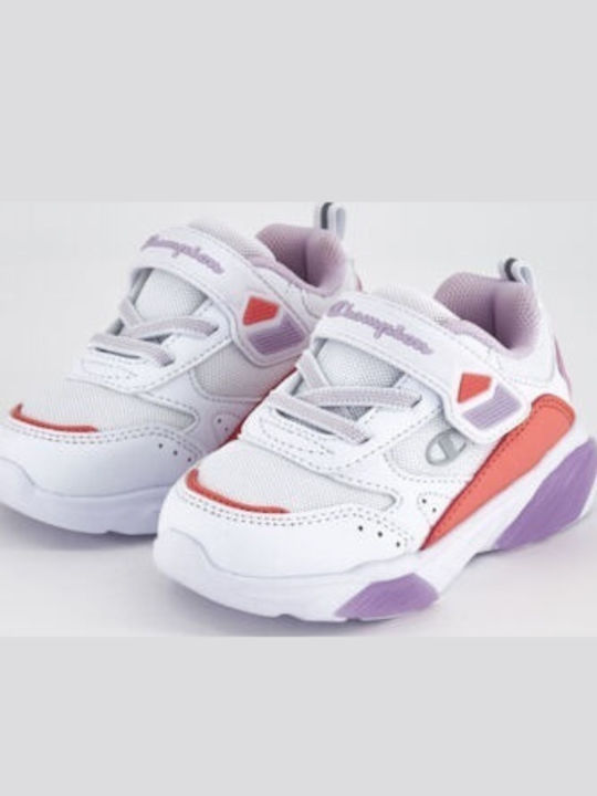 Wave G Kids Sneakers with Scratch White