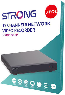 Strong 122534 Καταγραφικό NVR 12 Καναλιών με Ανάλυση 4K