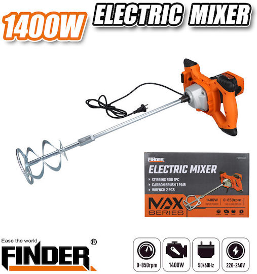 Finder 197433 Electric Mixer 1400W (Stirring Component Included)