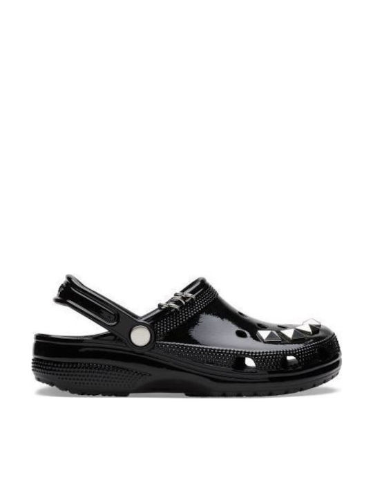 Crocs Classic Studded Дамски Клоги Черни