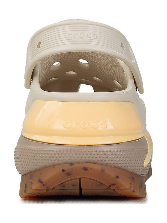 Crocs Classic Mega Crush Дамски Клоги Бежов