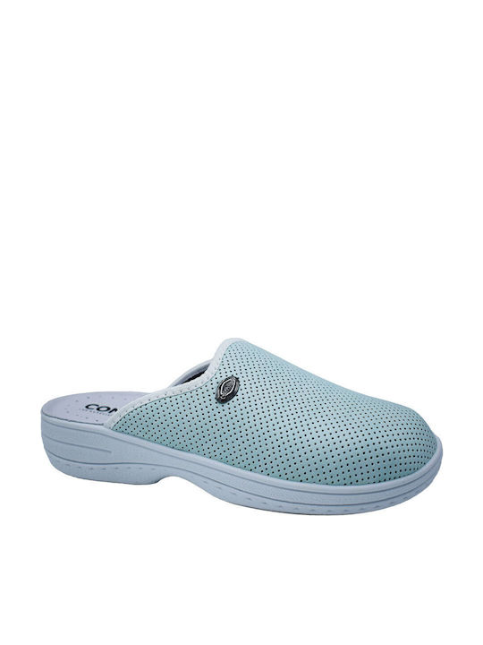Comfy Anatomic Femei Din piele Anatomici Sabot Turcoaz