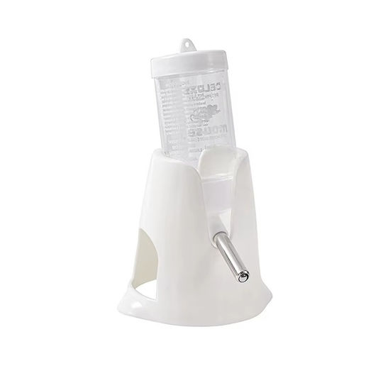 2 Kleine Kunststoff Wasserspender / Futterspender 80ml in Gelb Farbe