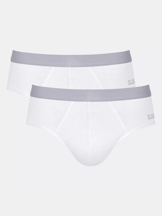 Go Abc Ανδρικά Σλιπ Λευκά 2Pack