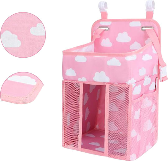 Organizator pentru Pătuț Tecos Scutece Accesorii Alte Esențiale Creștere Bebeluș 43x28x20cm Opțiune de Agățare Pătuț Roz