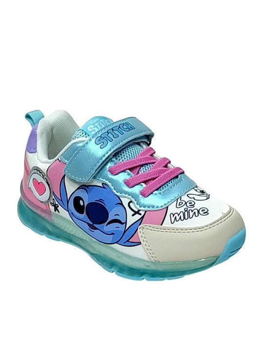 Stitch Παιδικά Sneakers με Σκρατς Πολύχρωμα