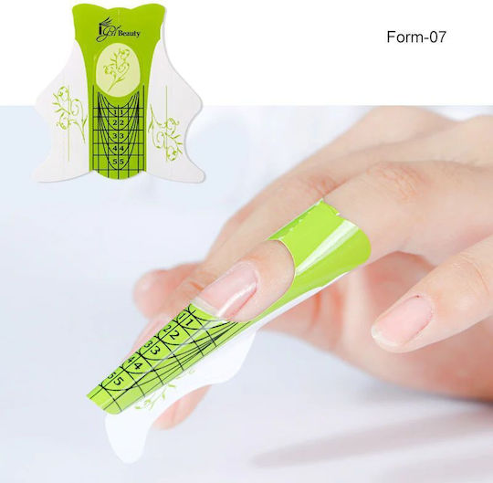 Forme pentru Extensii de Unghii OEM Verzi 500 bucăți