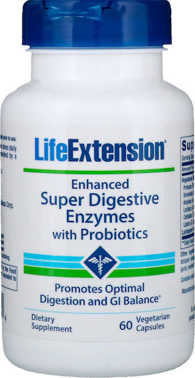 Life Extension Enhanced Super Digestive Enzymes 60 veg. caps