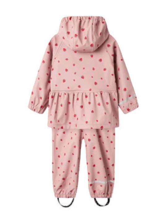 Παιδικό Σετ με Παντελόνι Χειμερινό 2τμχ Pale Mauve Strawberry