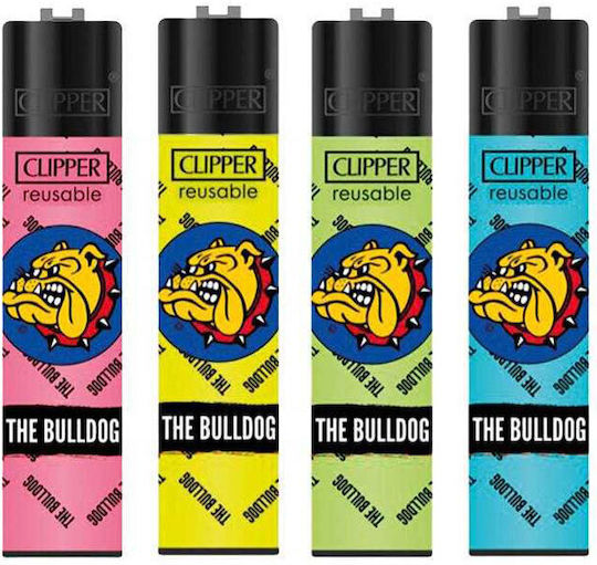 The Bulldog Amsterdam Αναπτήρας Flamme in Gelb Farbe