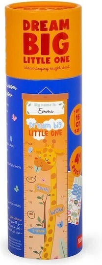 Legami Milano Kids Growth Height Chart Wall Sticker Multicolour