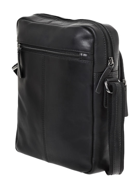Leather Men's Bag Shoulder / Crossbody Black