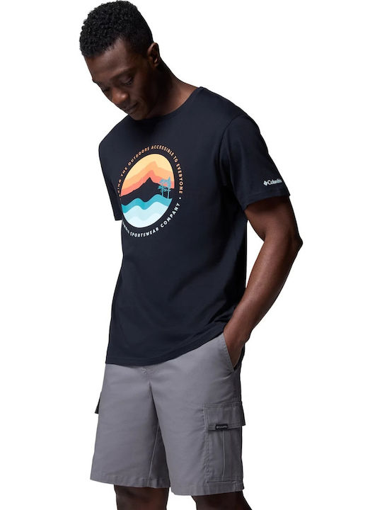 Path Lake Ii T-shirt Czarne