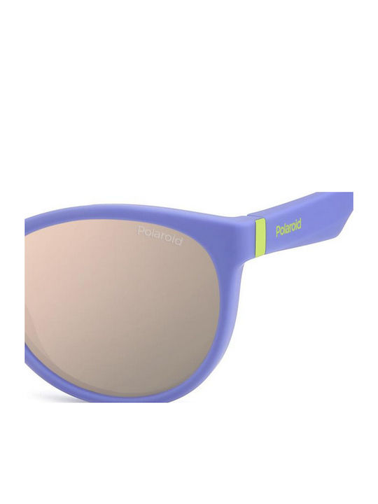 Polaroid Butterfly Kids Sunglasses with Polarized Purple Lens