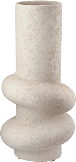 ArteLibre Διακοσμητικό Βάζο Κεραμικό Ring Γκρι Φ15xΥ31cm 14τμχ
