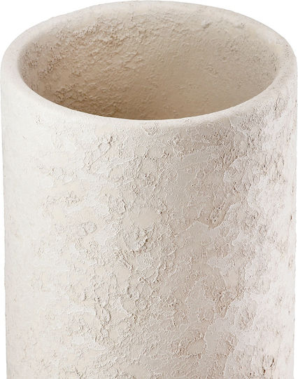 ArteLibre Διακοσμητικό Βάζο Κεραμικό Ring Γκρι Φ15xΥ31cm 14τμχ