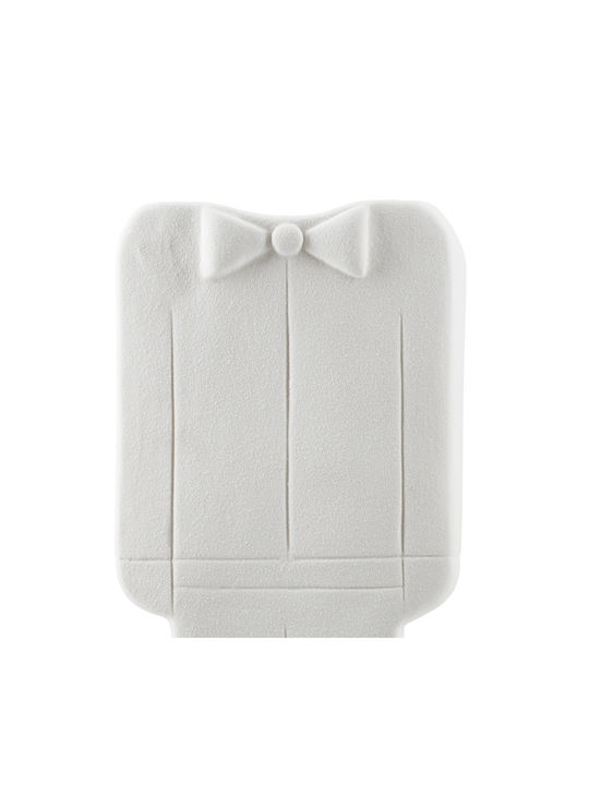 ArteLibre Decorative Vase Bridal Couple White 12x6x25cm