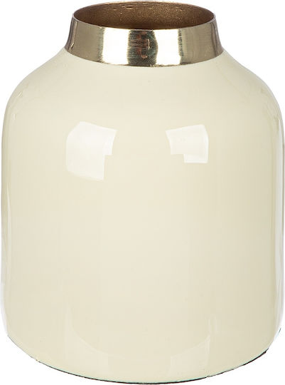 ArteLibre Decorative Vase Roro Ecru 85x10x10cm