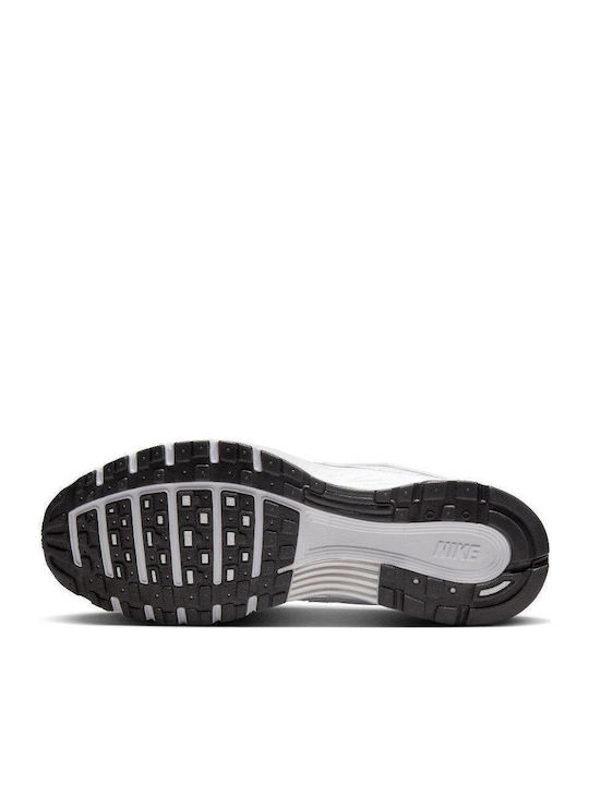 P-6000 Chunky Sneakers White / Black / Silver