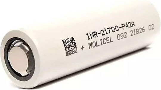 Molicel P42a Rechargable Battery 21700 4200mAh 3.6V 1pcs