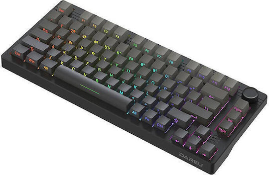 Dareu EK75 Pro Fără fir Gaming Tastatură 75% cu iluminare RGB (Spaniolă)