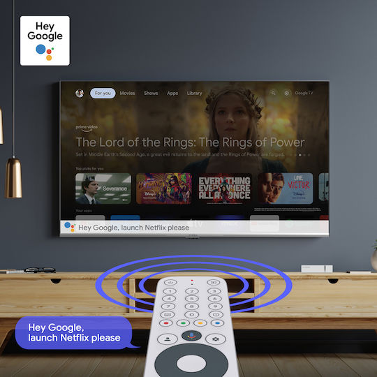 Strong TV Box LEAP-S3+ V2 4K UHD with WiFi USB 2.0 2GB RAM and 2GB Storage Space with Operating System Android and Google Assistant
