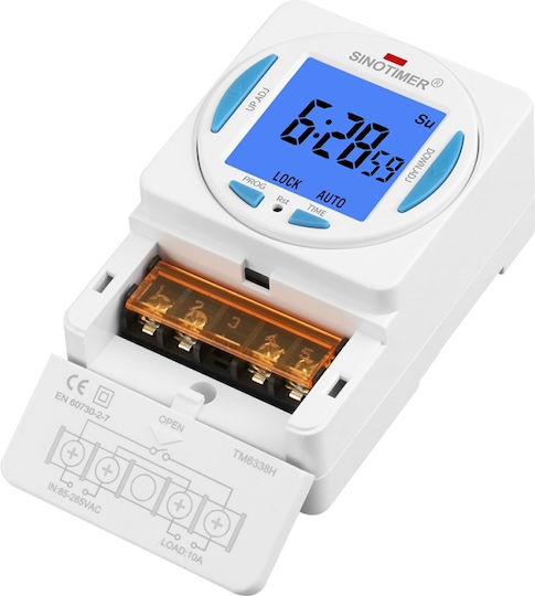 Цифров реле таймер Sinotimer 250VAC/10A 50/60Hz TM6338H2-30D
