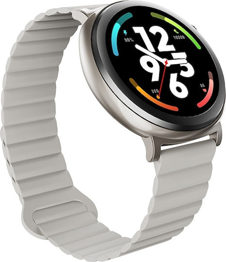Aurora 46mm Smartwatch with Heart Rate Sensor Silver