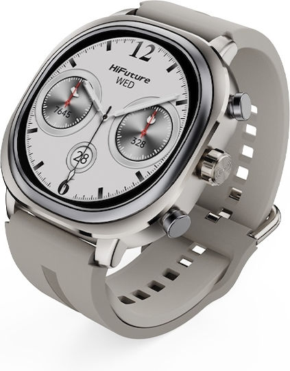 HiFuture AIX Lite Waterproof Smartwatch with Heart Rate Monitor (Champagne Gold)