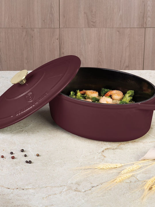Berlinger Haus Leonardo Dutch Oven Oval Cast Iron 30x30cm 1pcs