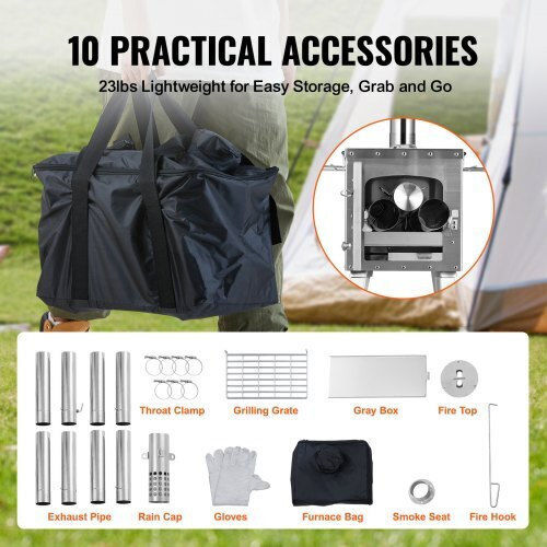 Vevor Grill for Camping 59x79cm