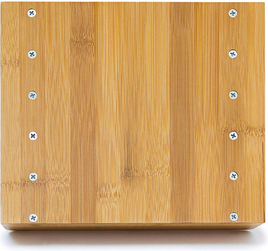 Relaxdays Θήκη Αποθήκευσης Οργάνωσης Εγγράφων Bamboo Natural 4052025191313