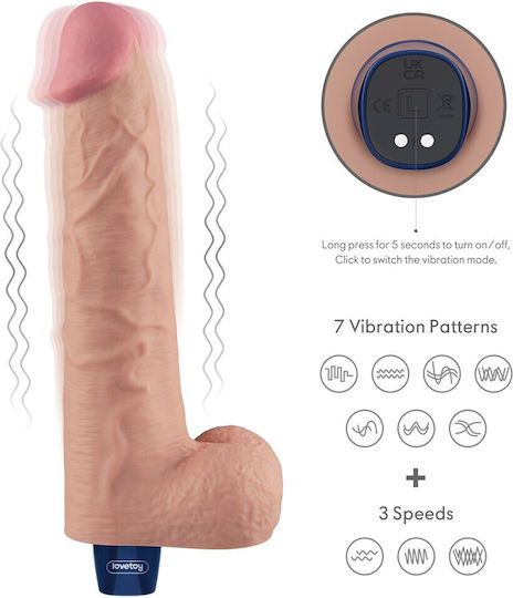 Softee Ρεαλιστικός Δονητής Flesh
