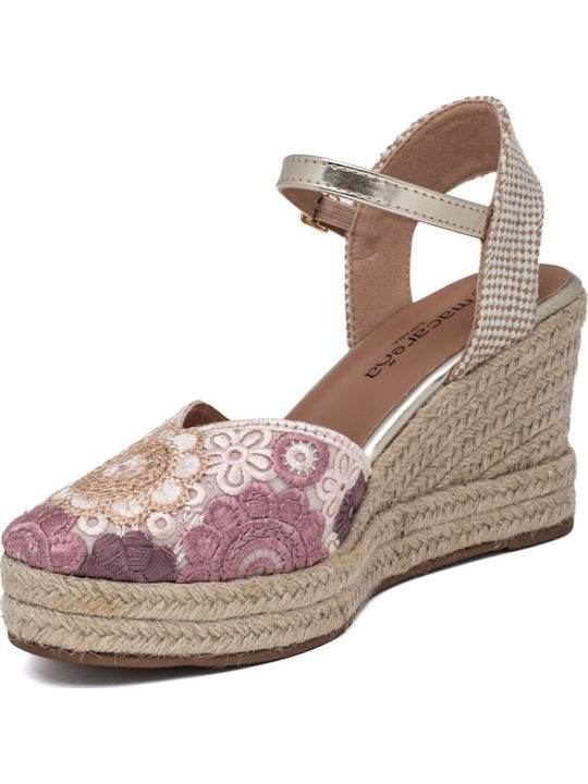 Women's Platform Espadrilles Pink