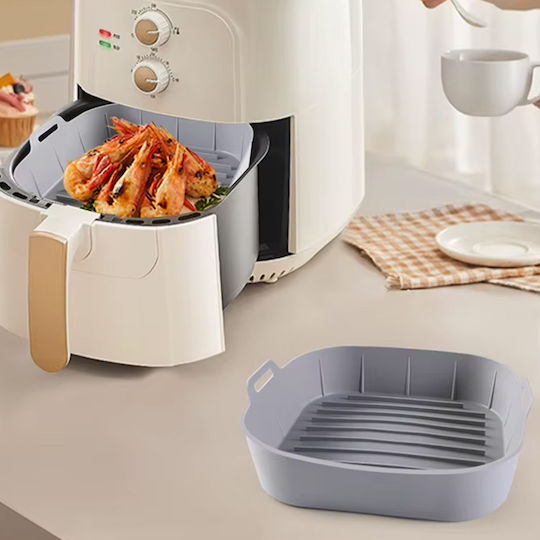 Silicone Cooking Mold Air Fryer Perimeter 20cm Gray