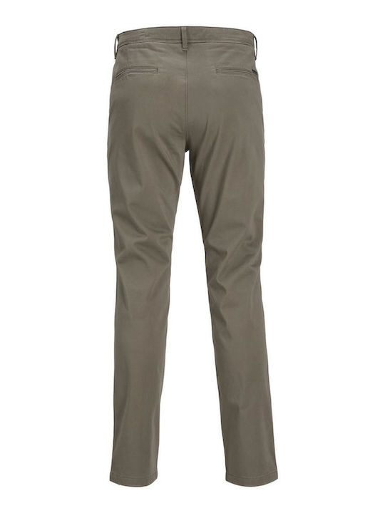Herrenhosen Chino Elastisch in Schlank Passform Bungee Cord