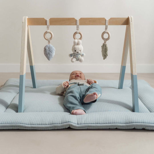 Little Dutch Miffy Lucky Leaves Wooden Baby Playmat for Newborns