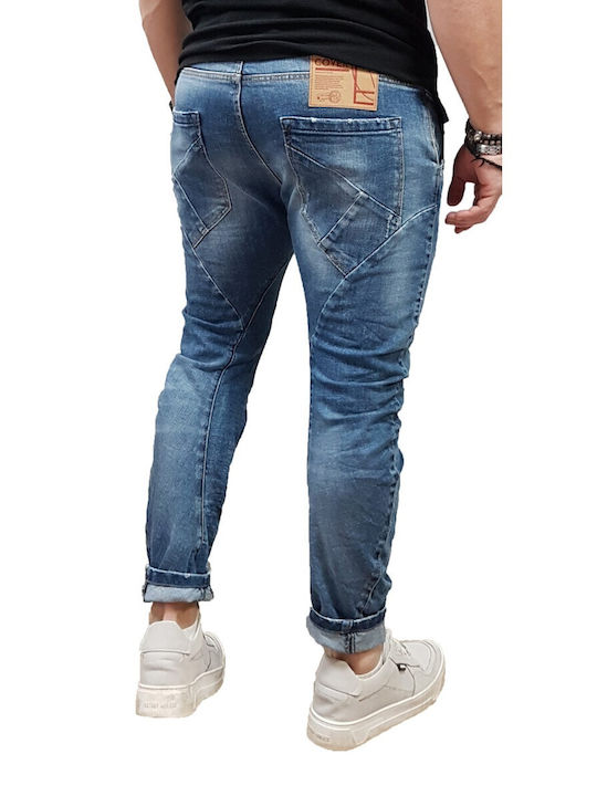 Cover Jeans Мъжки Дънков Панталон Свободен Fit син деним