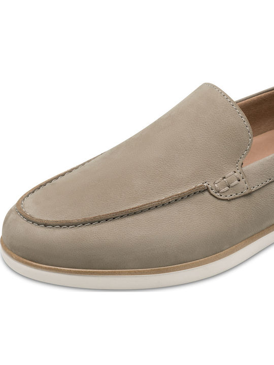 Men's Leather Moccasins Beige