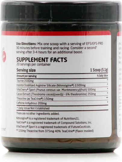 1st Endurance Prerace Special Food Supplement 102gr